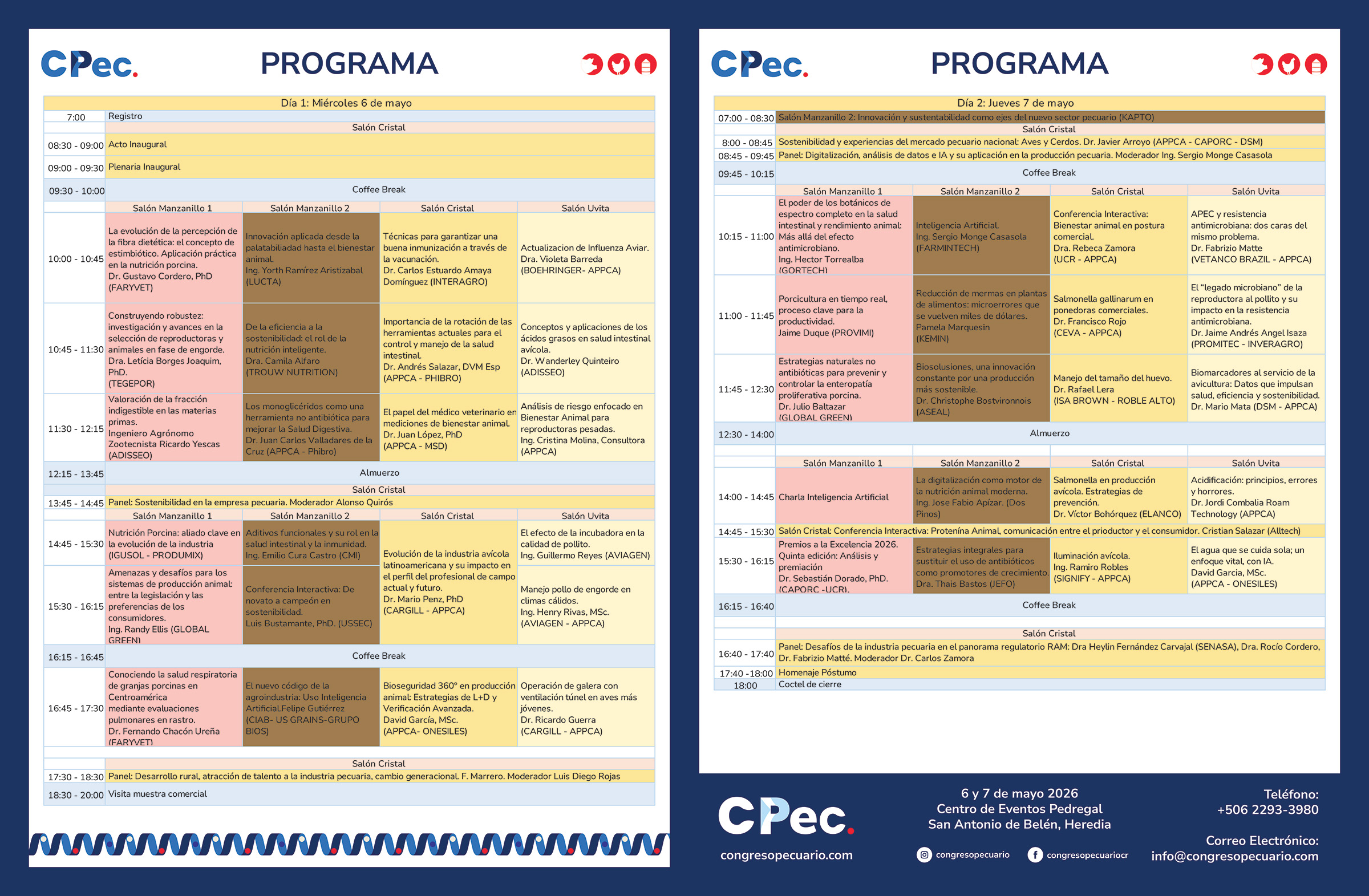 Programa de Congreso Pecuario 2026
